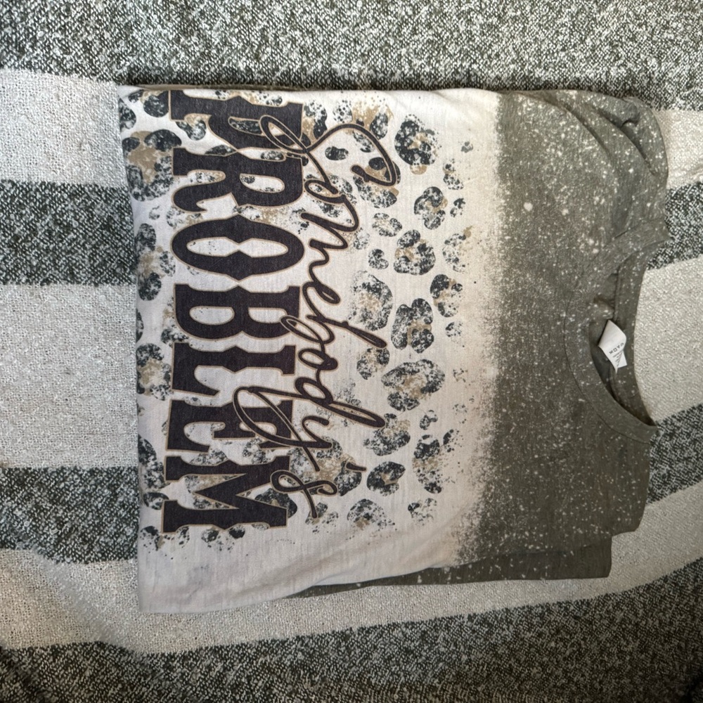 Tultex Kids Tee - Gray and White